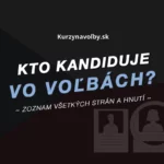 Kto kandiduje vo voľbách do Poslaneckej snemovne